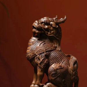 印度老山檀香麒麟瑞兽