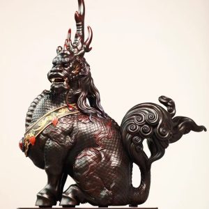 印度小叶紫檀麒麟大瑞兽