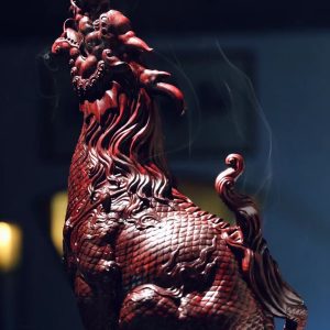 檀香紫檀瑞兽艺术品