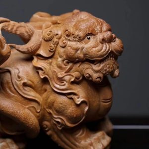 老山檀香小瑞兽摆件