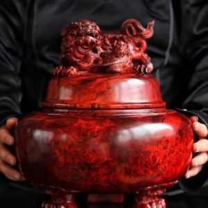 印度小叶紫檀檀香紫檀大香炉